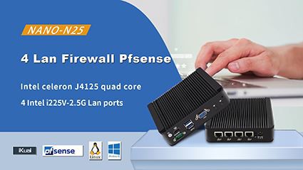 Нов 4x2.5G Lan J4125 Pfsense Mini PC