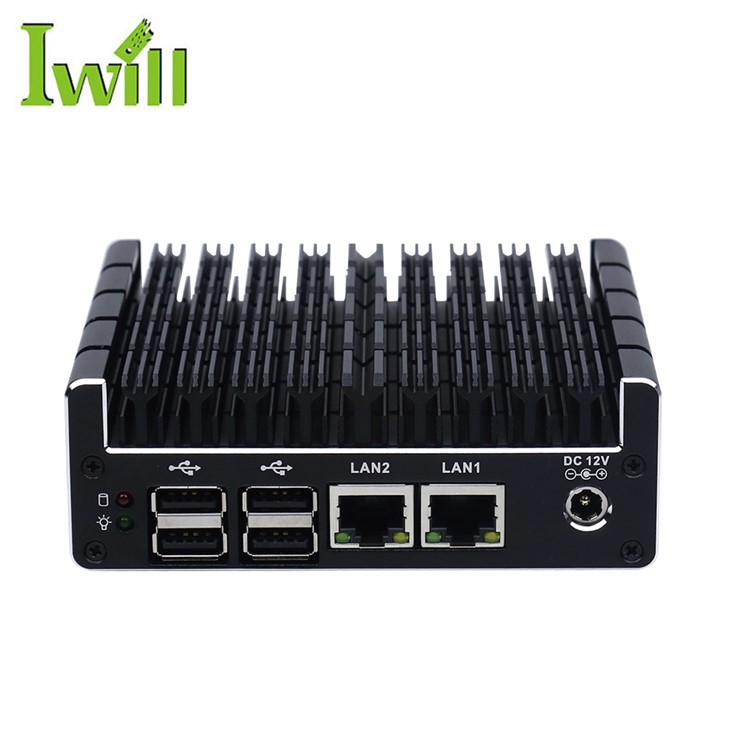 Двоен Ethernet защитна стена Mini PC